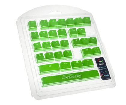 Klawiatura Ducky Rubber Keycap Green DKSA32-USRDGNNO1